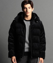 【canal deux Luxe】ベロア ストレッチダウン