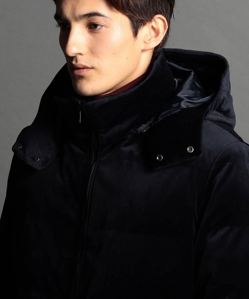 MONSIEUR NICOLE(ムッシュニコル)の「【canal deux Luxe】ベロア ストレッチダウン(ダウンジャケット/コート・メンズ・ブラック/ホワイト/ネイビー・LARGE/MEDIUM/X-LARGE)」の10枚目の写真