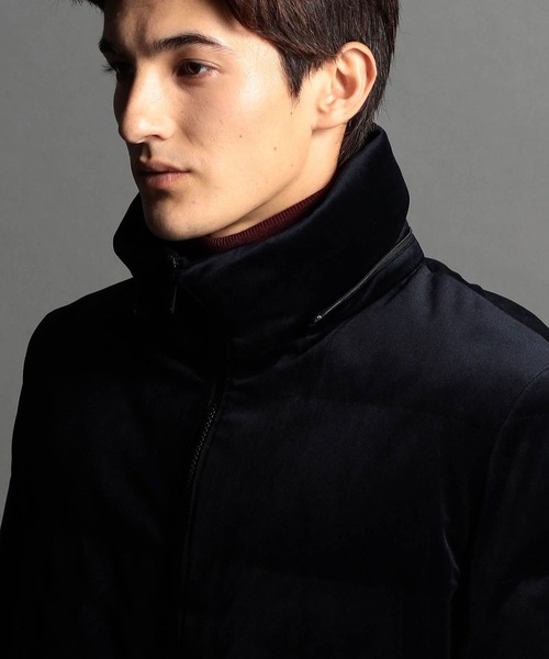 MONSIEUR NICOLE(ムッシュニコル)の「【canal deux Luxe】ベロア ストレッチダウン(ダウンジャケット/コート・メンズ・ブラック/ホワイト/ネイビー・LARGE/MEDIUM/X-LARGE)」の12枚目の写真