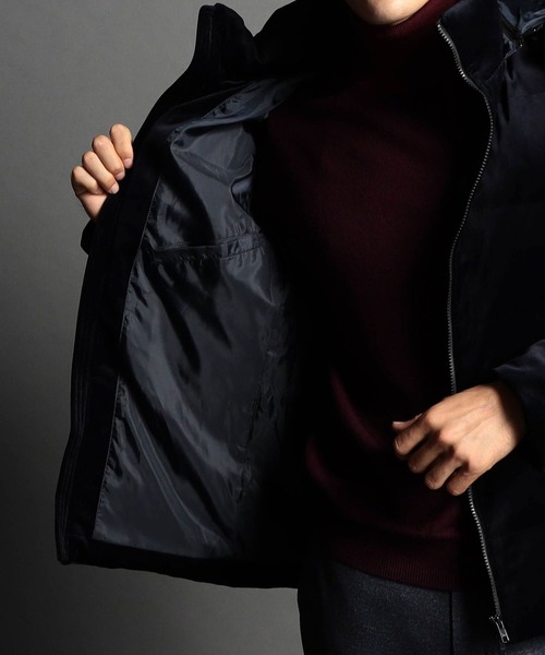 MONSIEUR NICOLE(ムッシュニコル)の「【canal deux Luxe】ベロア ストレッチダウン(ダウンジャケット/コート・メンズ・ブラック/ホワイト/ネイビー・LARGE/MEDIUM/X-LARGE)」の16枚目の写真