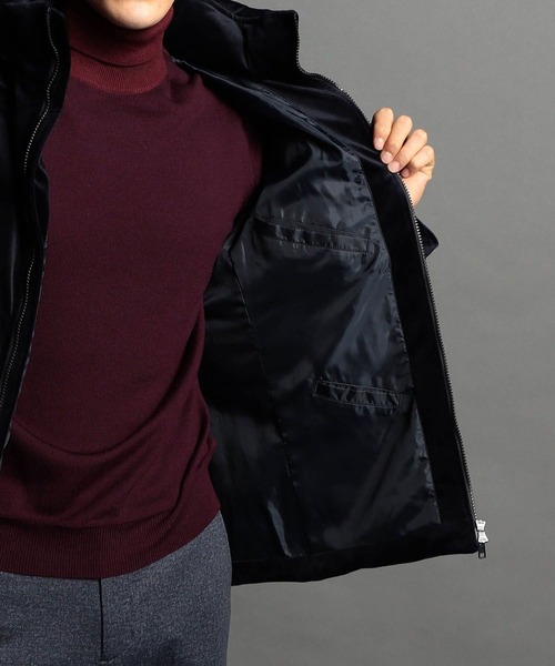 MONSIEUR NICOLE(ムッシュニコル)の「【canal deux Luxe】ベロア ストレッチダウン(ダウンジャケット/コート・メンズ・ブラック/ホワイト/ネイビー・LARGE/MEDIUM/X-LARGE)」の17枚目の写真