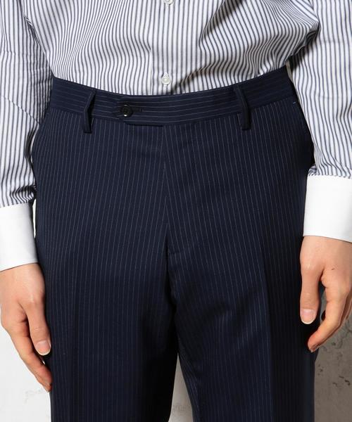 green label relaxing（グリーンレーベルリラクシング）の「[カノニコ] CN BNK/ST SLIM NP パンツ　itafab01 itafab11（スーツパンツ・メンズ・ベージュ/ネイビー・76ｃｍ/80ｃｍ/84ｃｍ/88ｃｍ/72cm）」の9枚目の写真