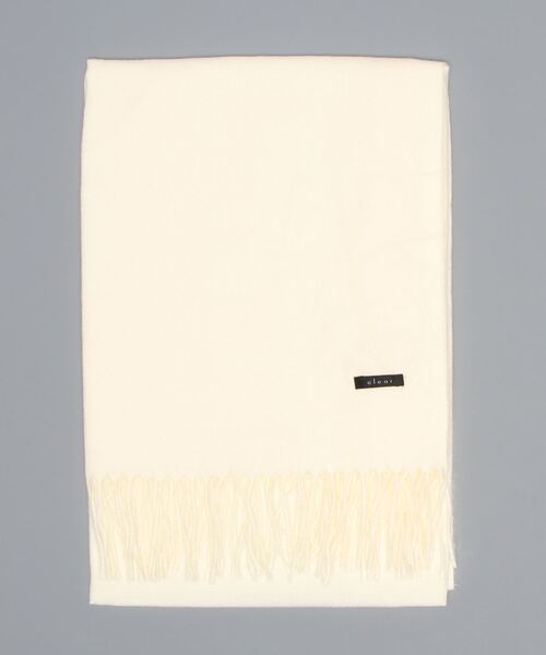 clear（クリア）の「無地ストール/マフラー（ストール/ショール・レディース・ベージュ/レッド/ブラウン/アイボリー/ピンク/マスタード/ブラック/チャコールグレー/オレンジ/ブルー・F）」の2枚目の写真