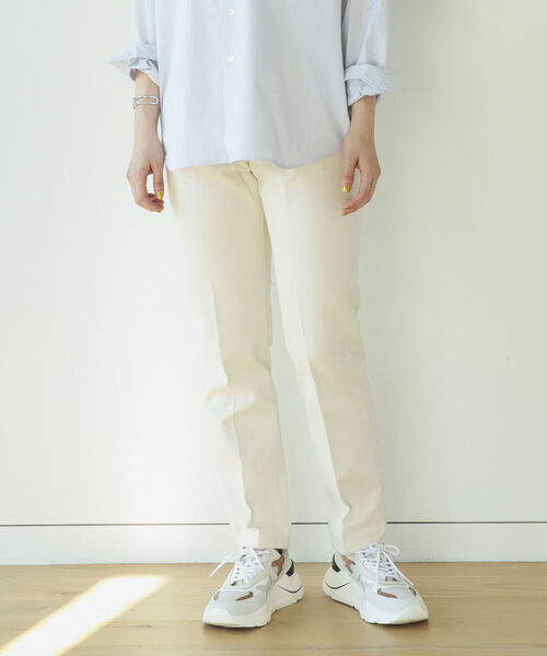 BEAMS LIGHTS（ビームスライツ）の「BEAMS LIGHTS / デニム スラックス（デニムパンツ・メンズ・ナチュラル/インディゴブルー・1/2/3/4）」の15枚目の写真