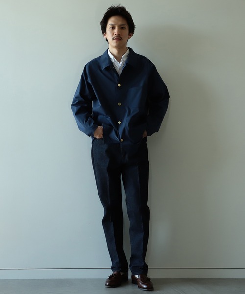 BEAMS LIGHTS（ビームスライツ）の「BEAMS LIGHTS / デニム スラックス（デニムパンツ・メンズ・ナチュラル/インディゴブルー・1/2/3/4）」の8枚目の写真