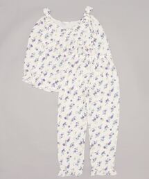 Amains（アメイン）の「パッド付き花柄パジャマ（ルームウェア/パジャマ）」