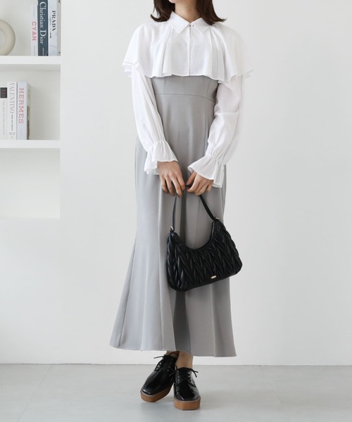 archives（アルシーヴ）の「ウェーブキルトバッグ（ハンドバッグ・レディース・ブラック/アイボリー/ピンクベージュ・FREE）」の13枚目の写真