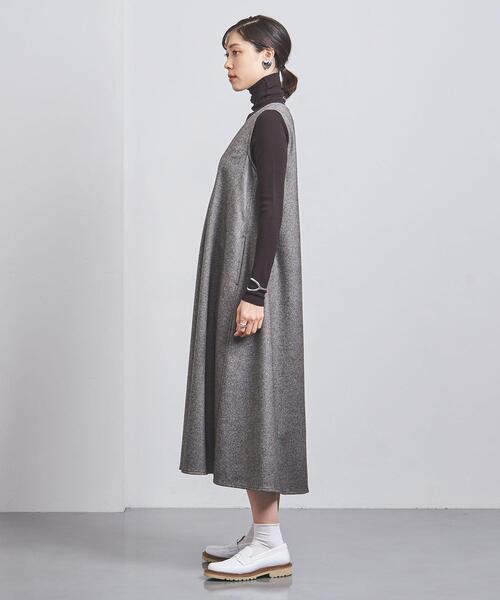 yam　ユナイテッドアローズ TWD TWL Vネック ジャンパースカート UNITED ARROWS（ユナイテッドアローズ）の「TWD TWL Vネック