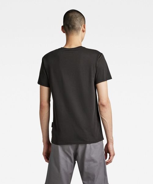 G-STAR（ジースター）の「VELCRO T-SHIRT（Tシャツ/カットソー・メンズ・ダークブラック/ホワイト・SMALL/LARGE/MEDIUM/X-LARGE/X-SMALL）」の9枚目の写真
