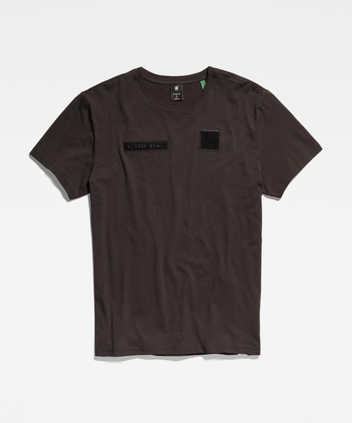 G-STAR（ジースター）の「VELCRO T-SHIRT（Tシャツ/カットソー・メンズ・ダークブラック/ホワイト・SMALL/LARGE/MEDIUM/X-LARGE/X-SMALL）」の11枚目の写真