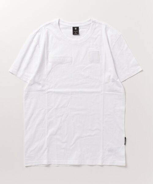 G-STAR（ジースター）の「VELCRO T-SHIRT（Tシャツ/カットソー・メンズ・ダークブラック/ホワイト・SMALL/LARGE/MEDIUM/X-LARGE/X-SMALL）」の13枚目の写真