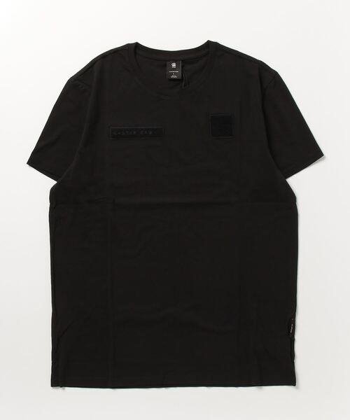 G-STAR（ジースター）の「VELCRO T-SHIRT（Tシャツ/カットソー・メンズ・ダークブラック/ホワイト・SMALL/LARGE/MEDIUM/X-LARGE/X-SMALL）」の14枚目の写真