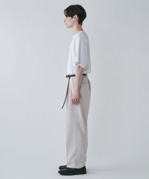 LUCY(ルーシー)の「LUCY/【セットアップ対象商品】イージーケア セミワイドスラックス(スラックス・メンズ・アイボリー/ホワイト系その他/ブルー系その他/ブラック系その他/ブラック・MEDIUM/LARGE)」の9枚目の写真