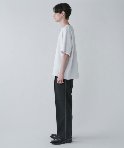 LUCY(ルーシー)の「LUCY/【セットアップ対象商品】イージーケア セミワイドスラックス(スラックス・メンズ・アイボリー/ホワイト系その他/ブルー系その他/ブラック系その他/ブラック・MEDIUM/LARGE)」の19枚目の写真