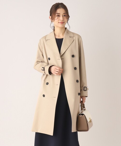 UNTITLED（アンタイトル）の「◆【セレモニーにもおすすめ】定番 トレンチコート（トレンチコート・レディース・ネイビー/ライトベージュ/グレー系・00/01/02/03/04/42/44/46/48/50）」の2枚目の写真