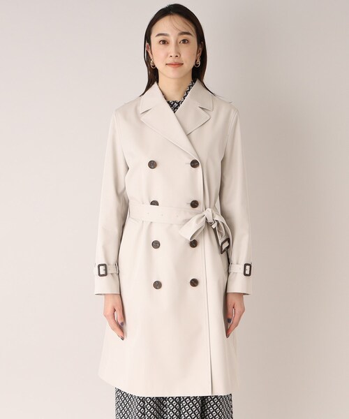 UNTITLED（アンタイトル）の「◆【セレモニーにもおすすめ】定番 トレンチコート（トレンチコート・レディース・ネイビー/ライトベージュ/グレー系・00/01/02/03/04/42/44/46/48/50）」の5枚目の写真
