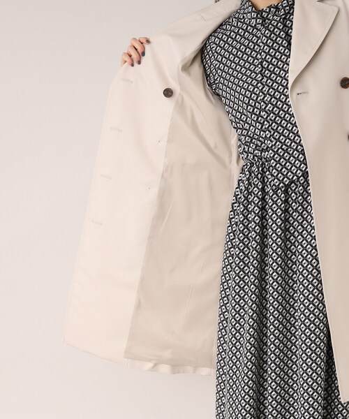 UNTITLED（アンタイトル）の「◆【セレモニーにもおすすめ】定番 トレンチコート（トレンチコート・レディース・ネイビー/ライトベージュ/グレー系・00/01/02/03/04/42/44/46/48/50）」の12枚目の写真