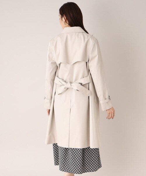 UNTITLED（アンタイトル）の「◆【セレモニーにもおすすめ】定番 トレンチコート（トレンチコート・レディース・ネイビー/ライトベージュ/グレー系・00/01/02/03/04/42/44/46/48/50）」の13枚目の写真