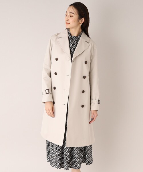 UNTITLED（アンタイトル）の「◆【セレモニーにもおすすめ】定番 トレンチコート（トレンチコート・レディース・ネイビー/ライトベージュ/グレー系・00/01/02/03/04/42/44/46/48/50）」の15枚目の写真