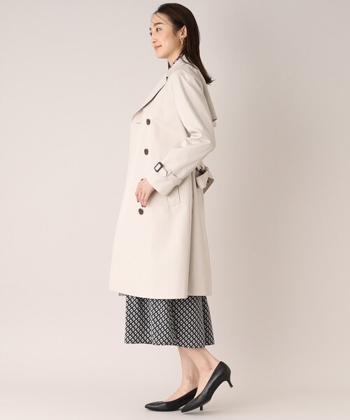 UNTITLED（アンタイトル）の「◆【セレモニーにもおすすめ】定番 トレンチコート（トレンチコート・レディース・ネイビー/ライトベージュ/グレー系・00/01/02/03/04/42/44/46/48/50）」の17枚目の写真