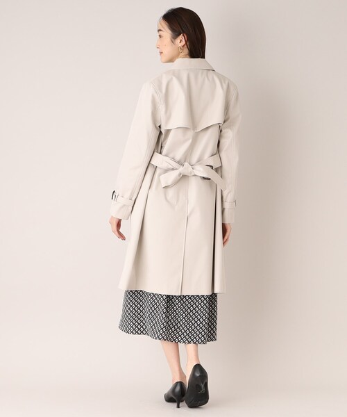UNTITLED（アンタイトル）の「◆【セレモニーにもおすすめ】定番 トレンチコート（トレンチコート・レディース・ネイビー/ライトベージュ/グレー系・00/01/02/03/04/42/44/46/48/50）」の18枚目の写真