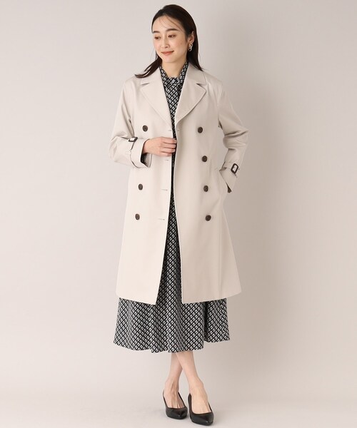 UNTITLED（アンタイトル）の「◆【セレモニーにもおすすめ】定番 トレンチコート（トレンチコート・レディース・ネイビー/ライトベージュ/グレー系・00/01/02/03/04/42/44/46/48/50）」の19枚目の写真