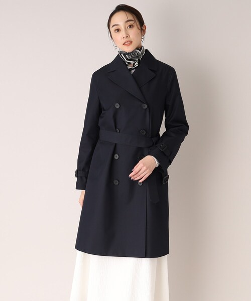 UNTITLED（アンタイトル）の「◆【セレモニーにもおすすめ】定番 トレンチコート（トレンチコート・レディース・ネイビー/ライトベージュ/グレー系・00/01/02/03/04/42/44/46/48/50）」の21枚目の写真