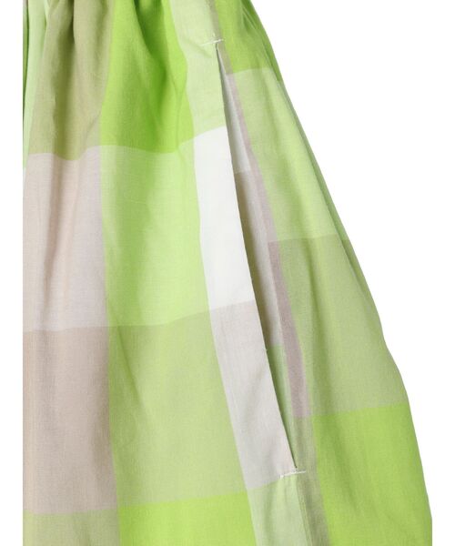 AMERICAN HOLIC（アメリカンホリック）の「フワッとギャザースカート（スカート・レディース・ブルー系その他7/チェック/マルチ/グリーン系その他5/ドット/オレンジ・M/L）」の21枚目の写真