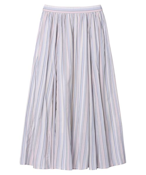 AMERICAN HOLIC（アメリカンホリック）の「フワッとギャザースカート（スカート・レディース・ブルー系その他7/チェック/マルチ/グリーン系その他5/ドット/オレンジ・M/L）」の16枚目の写真