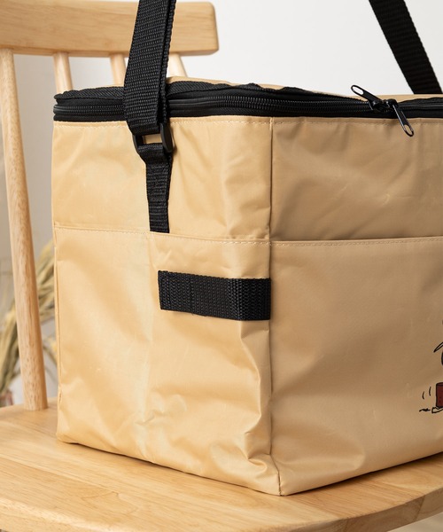 salle de bal（サルデバル）の「PEANUTS / ピーナッツ Snoopy スヌーピー クーラーバッグ L 保温バッグ　保冷バッグ 20L  Snoopy cooler L FRH（トートバッグ・レディース・ベージュ/ホワイト/ブラック・L）」の12枚目の写真