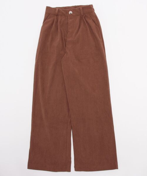 aimoha(アイモハ)の「コーディロイタックワイドパンツ(その他パンツ・レディース・ブラック/ホワイト/イエロー/チョコ・SMALL/MEDIUM/LARGE)」の8枚目の写真