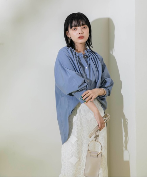 Eimee Law（エイミーロウ）の「ドロストネック ストライプ