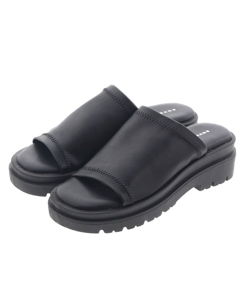 JELLY BEANS（ジェリービーンズ）の「【WEB限定】トラックソールストレッチミュール(210-10355)JELLY BEANS(ジェリービーンズ)（サンダル・レディース・アイボリー/ブラック・S/M/L）」の7枚目の写真