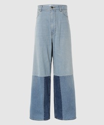 PATCHWORK BIG DENIM PANTS