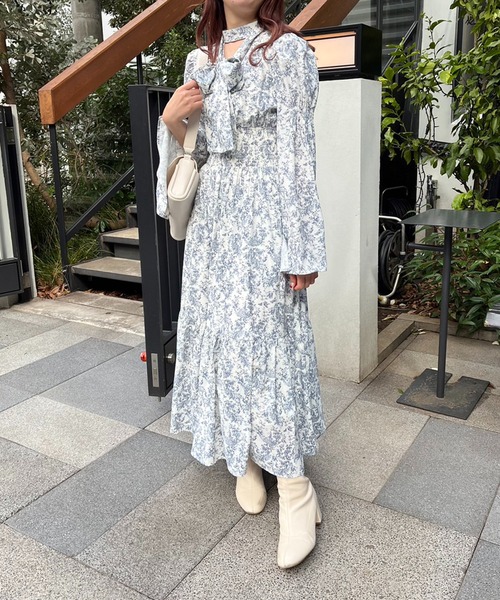 セール】レディロングワンピース（ワンピース）｜one after another