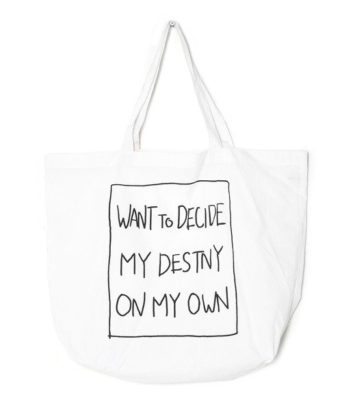 w closet（ダブルクローゼット）の「ナイロンプリントトートバッグ