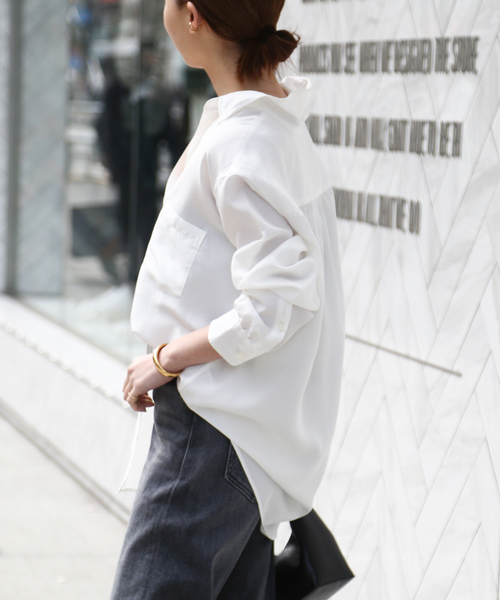Deuxieme Classe（ドゥーズィエムクラス）の「*silk wash シャツ