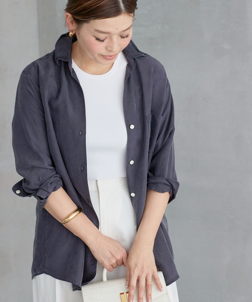 Deuxieme Classe（ドゥーズィエムクラス）の「*silk wash シャツ