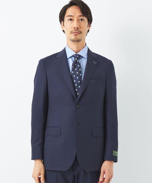 green label relaxing（グリーンレーベルリラクシング）の「＜REDA×green label relaxing＞ストライプ 2B MF スーツジャケット（スーツジャケット・メンズ・ネイビー/グレー・42/44/46/48/50/52）」の4枚目の写真