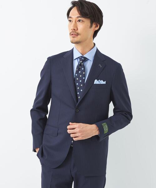 green label relaxing（グリーンレーベルリラクシング）の「＜REDA×green label relaxing＞ストライプ 2B MF スーツジャケット（スーツジャケット・メンズ・ネイビー/グレー・42/44/46/48/50/52）」の7枚目の写真