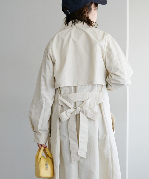 DISCOAT（ディスコート）の「【WEB限定】マルチウェイトレンチコート（トレンチコート・レディース・ベージュ/アイボリー/グレイッシュベージュ・FREE）」の10枚目の写真