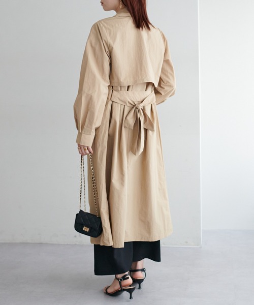 DISCOAT（ディスコート）の「【WEB限定】マルチウェイトレンチコート（トレンチコート・レディース・ベージュ/アイボリー/グレイッシュベージュ・FREE）」の17枚目の写真