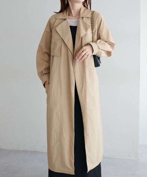 DISCOAT（ディスコート）の「【WEB限定】マルチウェイトレンチコート（トレンチコート・レディース・ベージュ/アイボリー/グレイッシュベージュ・FREE）」の19枚目の写真