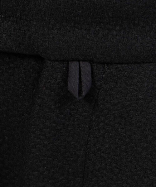 MONITALY(モニタリー)の「MONITALY Triple Tuck Wide Pants ウールナイロン タックパンツ(その他パンツ・メンズ・ブラック/ダークブラウン・32/34)」の6枚目の写真