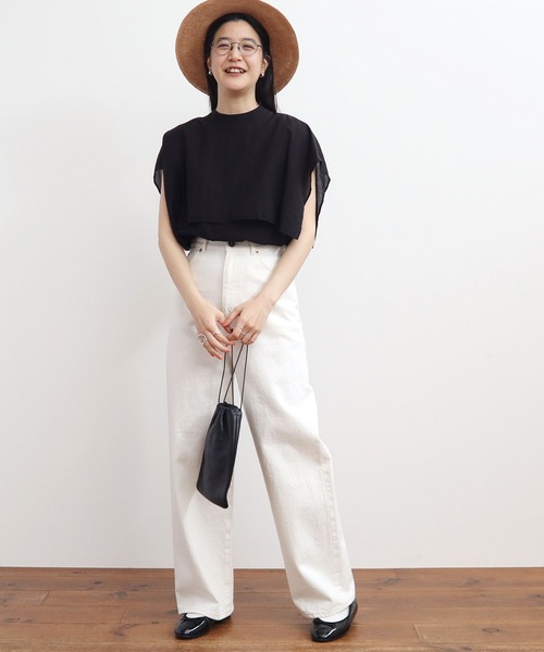 fig Ｌondon（フィグロンドン）の「Lily blouse（シャツ/ブラウス・レディース・ホワイト/ストライプ/ブラック・FREE）」の17枚目の写真