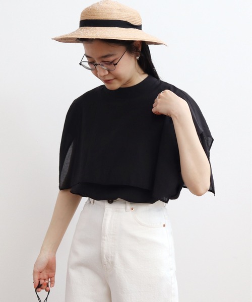 fig Ｌondon（フィグロンドン）の「Lily blouse（シャツ/ブラウス・レディース・ホワイト/ストライプ/ブラック・FREE）」の7枚目の写真