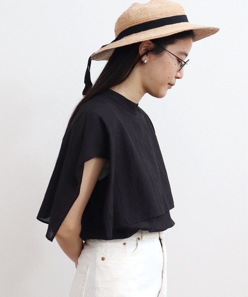 fig Ｌondon（フィグロンドン）の「Lily blouse（シャツ/ブラウス・レディース・ホワイト/ストライプ/ブラック・FREE）」の9枚目の写真