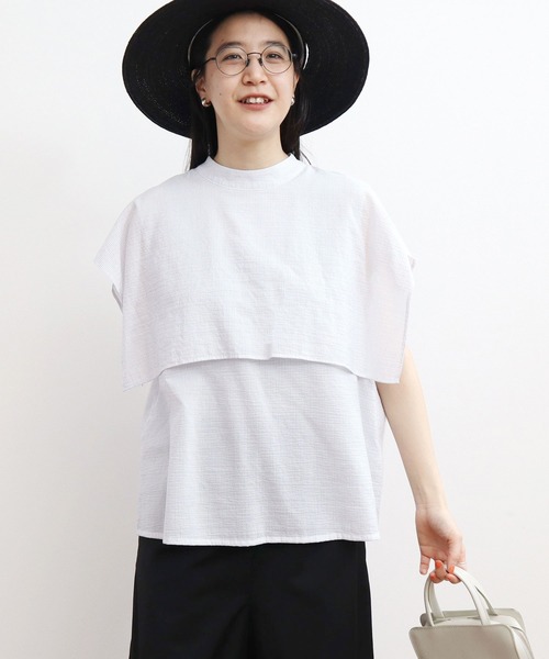fig Ｌondon（フィグロンドン）の「Lily blouse（シャツ/ブラウス・レディース・ホワイト/ストライプ/ブラック・FREE）」の11枚目の写真
