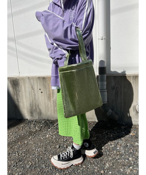 WC(ダブル シー)の「メタリックトートバッグ(トートバッグ・レディース・ピンク/シルバー/グリーン・FREE)」の16枚目の写真