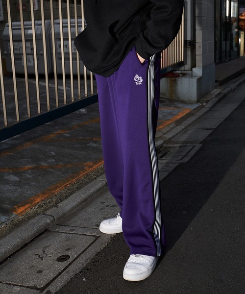 kutir（クティール）の「サイドラインワイドトラックパンツ（その他パンツ・メンズ・パープル/ブラウン/グリーン・SMALL/MEDIUM/LARGE）」の20枚目の写真